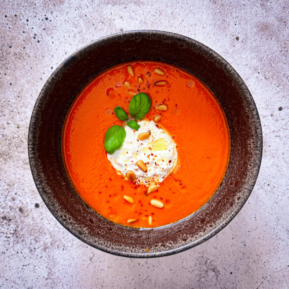 Ofengeröstete Tomatensuppe