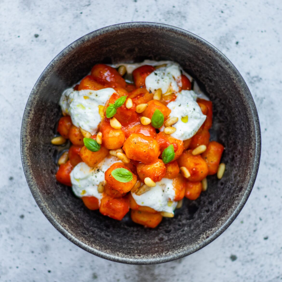 Ofengeröstete Paprika-Parmesan-Gnocchi